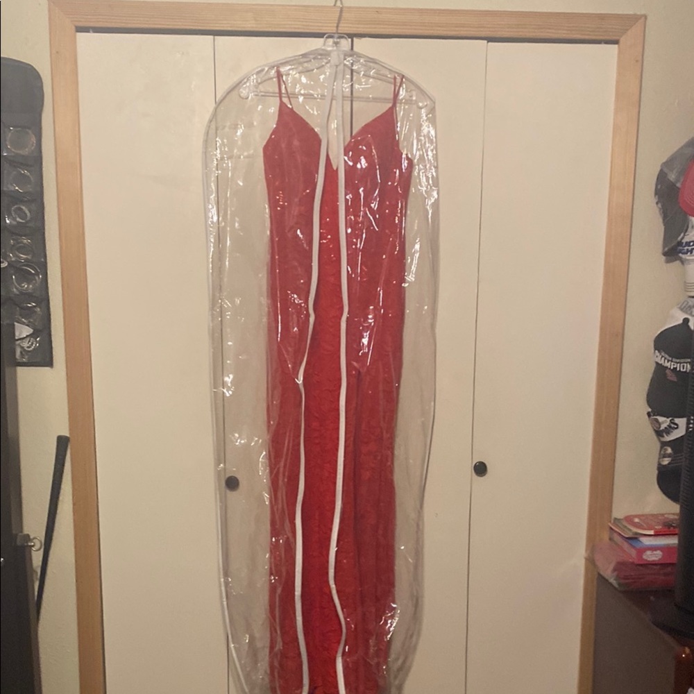 Elegant Red Prom Dress